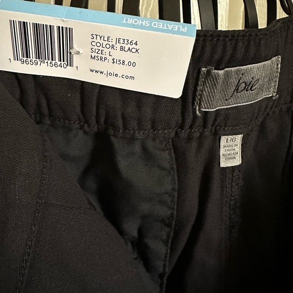 Joie High-Waisted Black Shorts - Picture 4 of 4